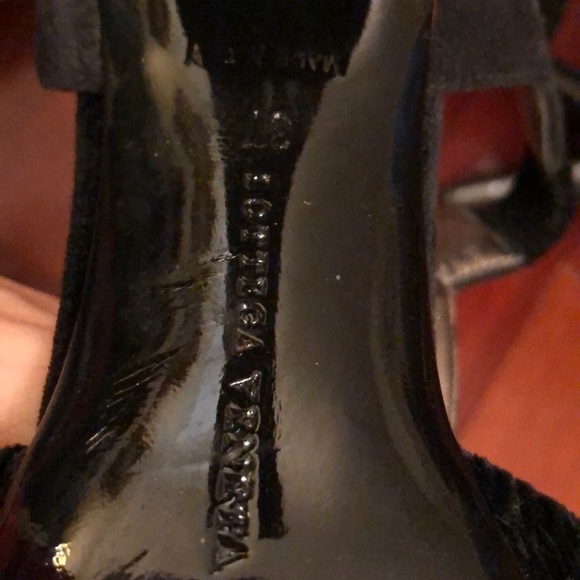 Bottega Veneta suede and velvet heels - Picture 5 of 7